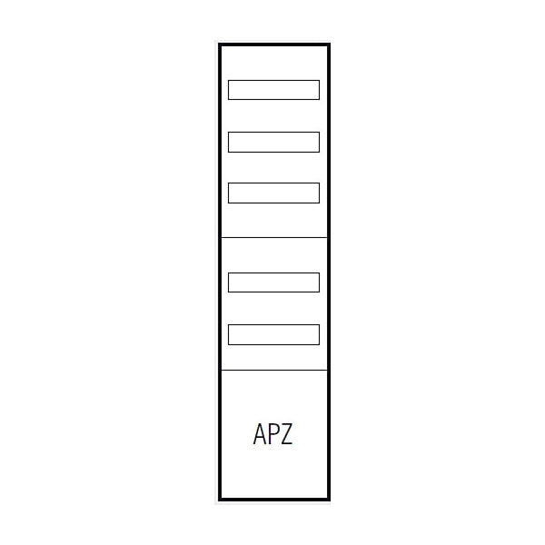 ABN Verteilerfeld 1V 1APZ 250x300mm VA17